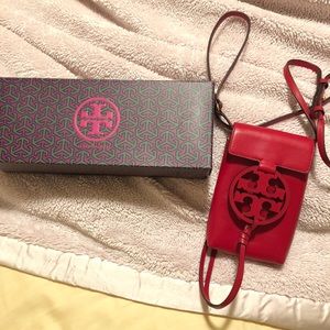 Tory Burch Red Miller Crossbody